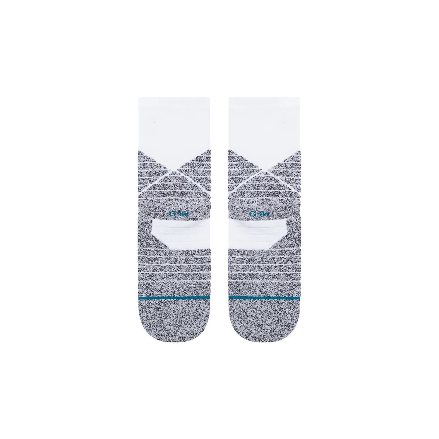 Stance Icon Sport Quarter løbestrømper hvid nylon
