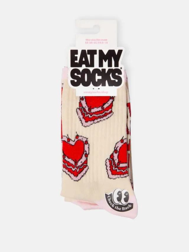 Eat My Socks Cake sokker hjertekage