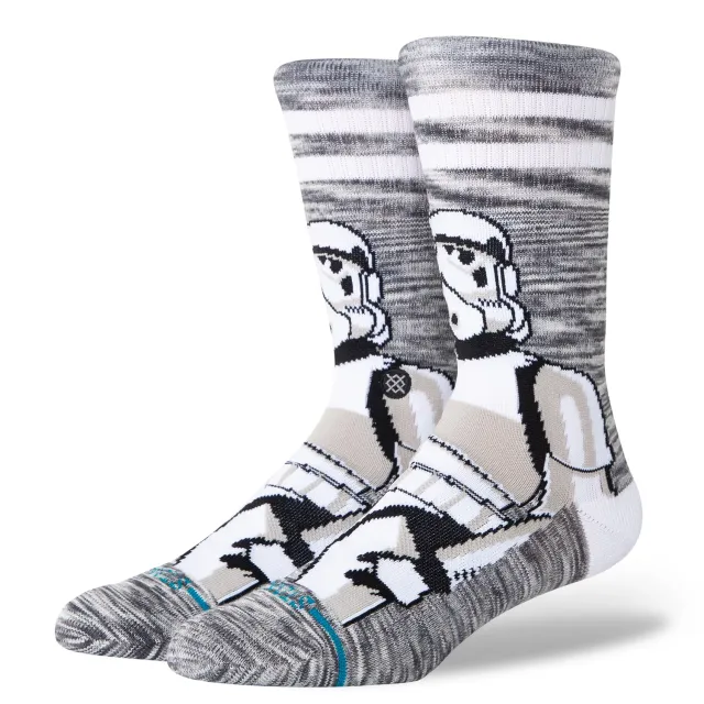 Stance Storm Trooper Crew strømper hvid Star Wars