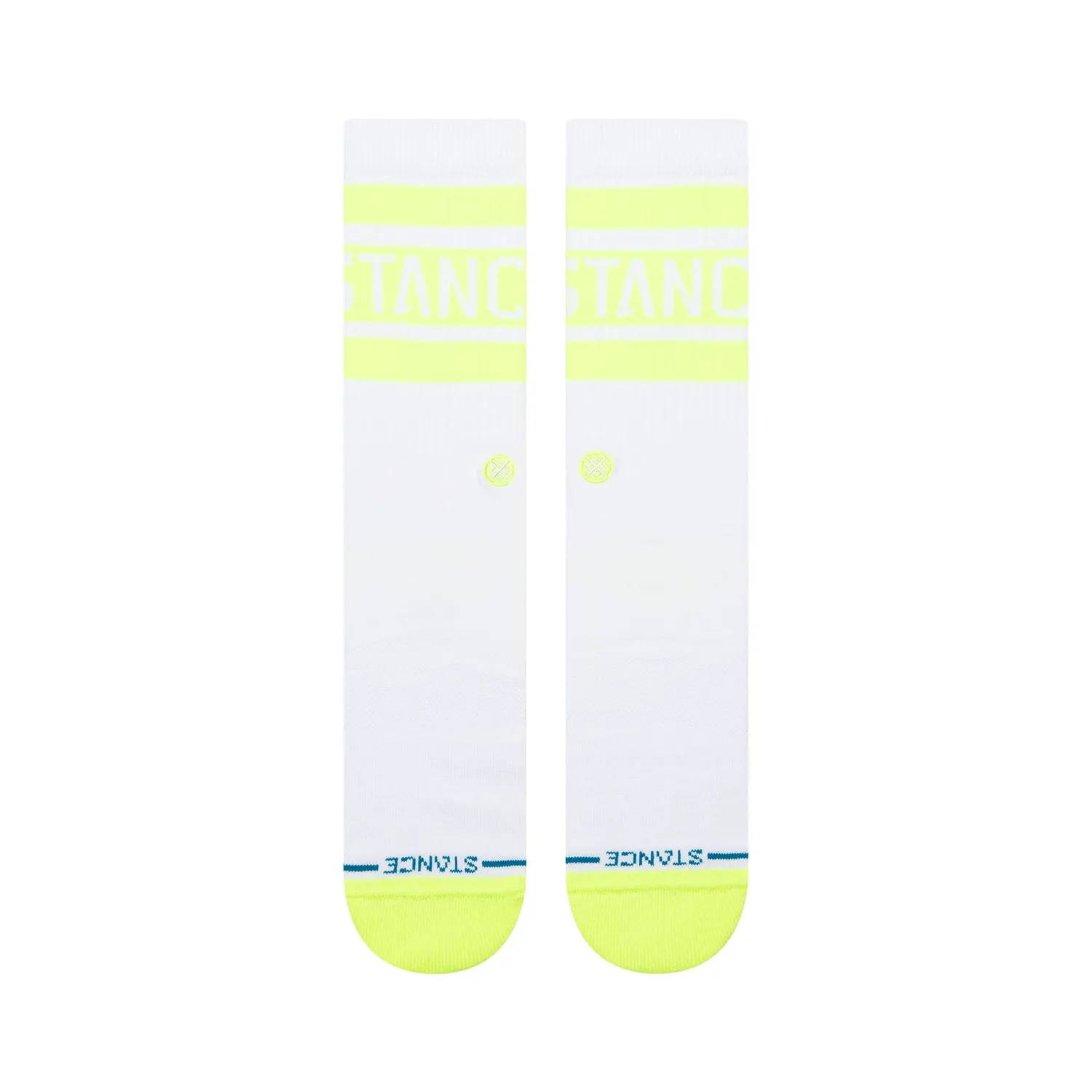 Stance Boyd crew sokker gul stribet medium støtte