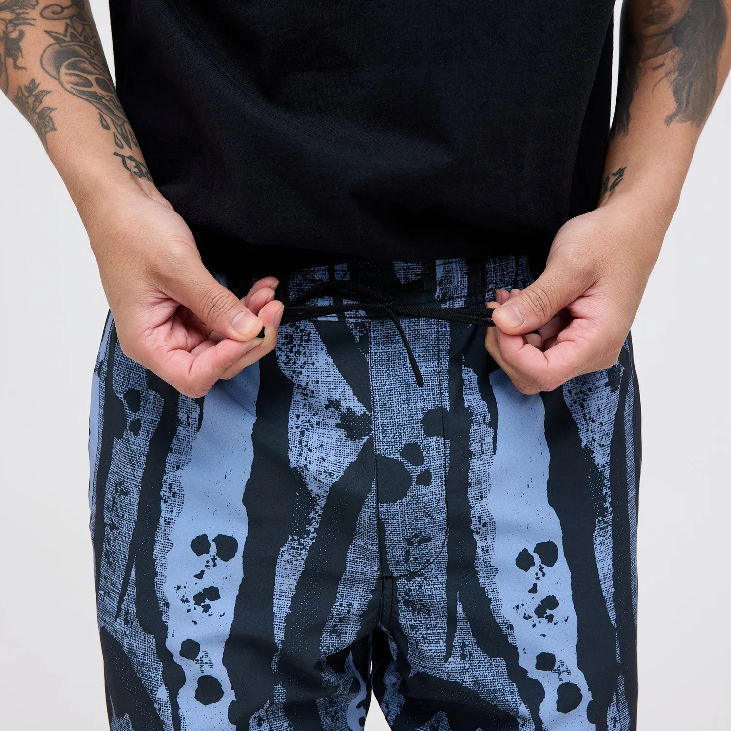 Stance Complex Hybrid 5" shorts Stone Blue stretch