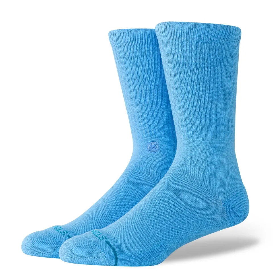 Stance Icon Crew strømper Bright Royal bomuld medium