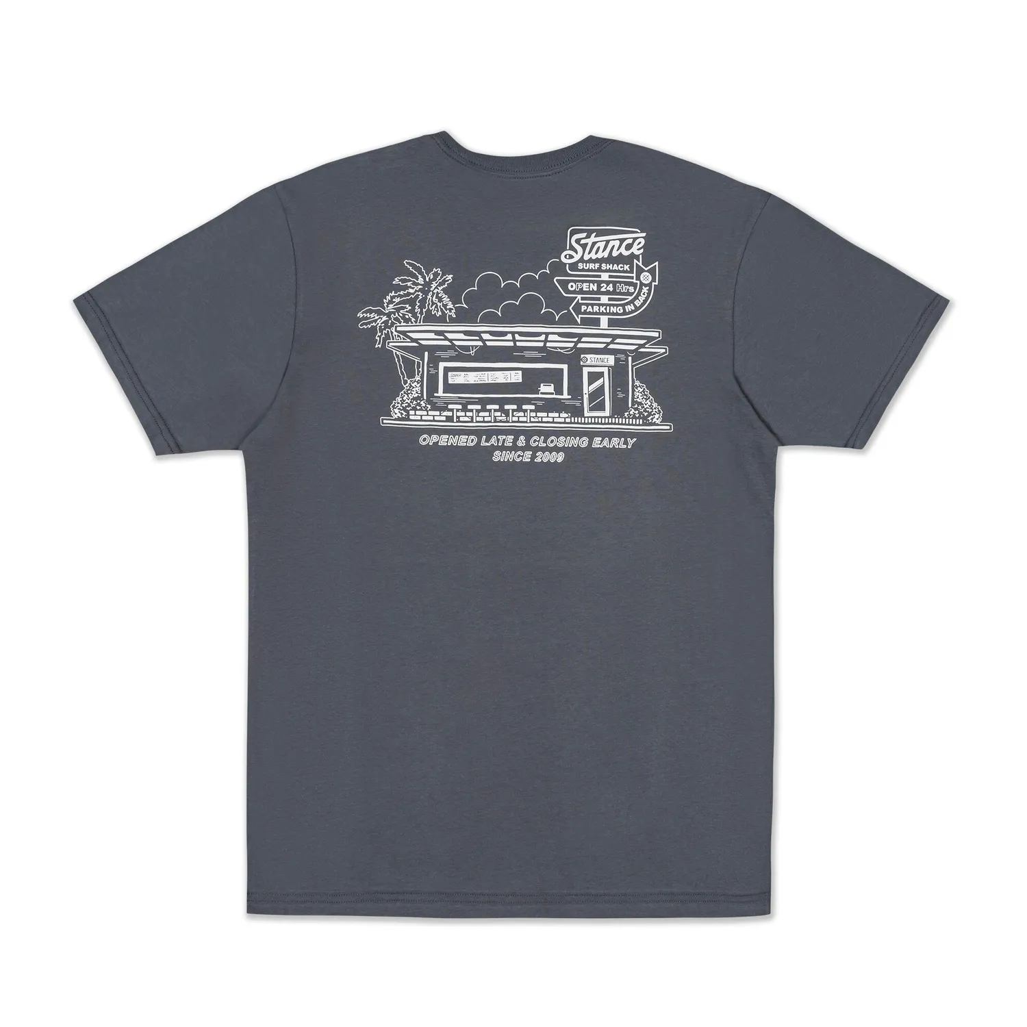 Stance Surf Shack T-shirt Turbulence – bomuld, grafisk print