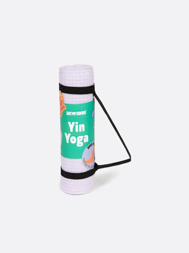 Eat My Socks Yin Yoga Purple strømper lilla bomuld