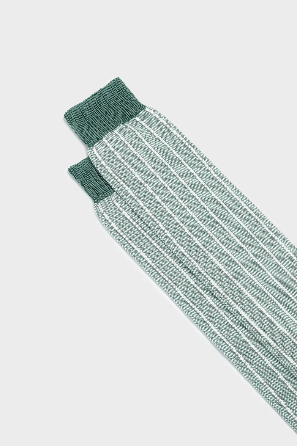 Bresciani Essentials Simone sokker mint-white tynd bomuld