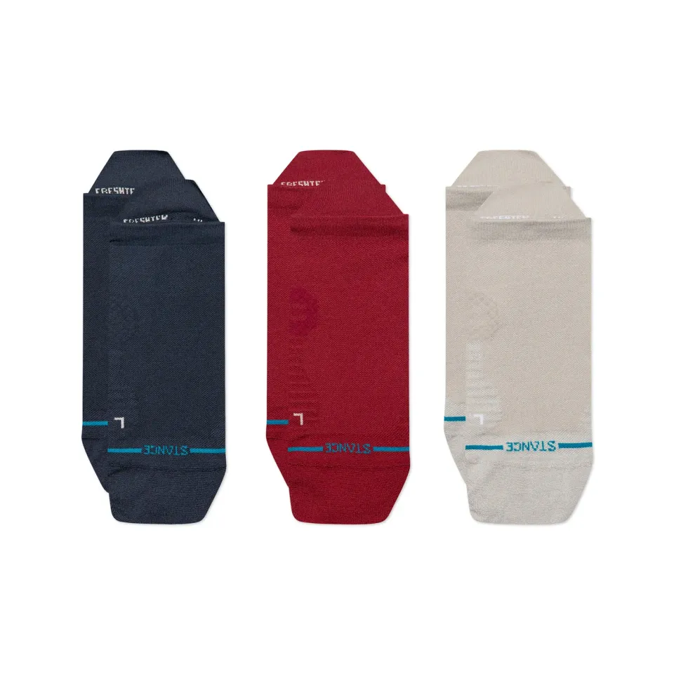 Stance Solid Ultra Light tab sokker navy 3-pak – til løb