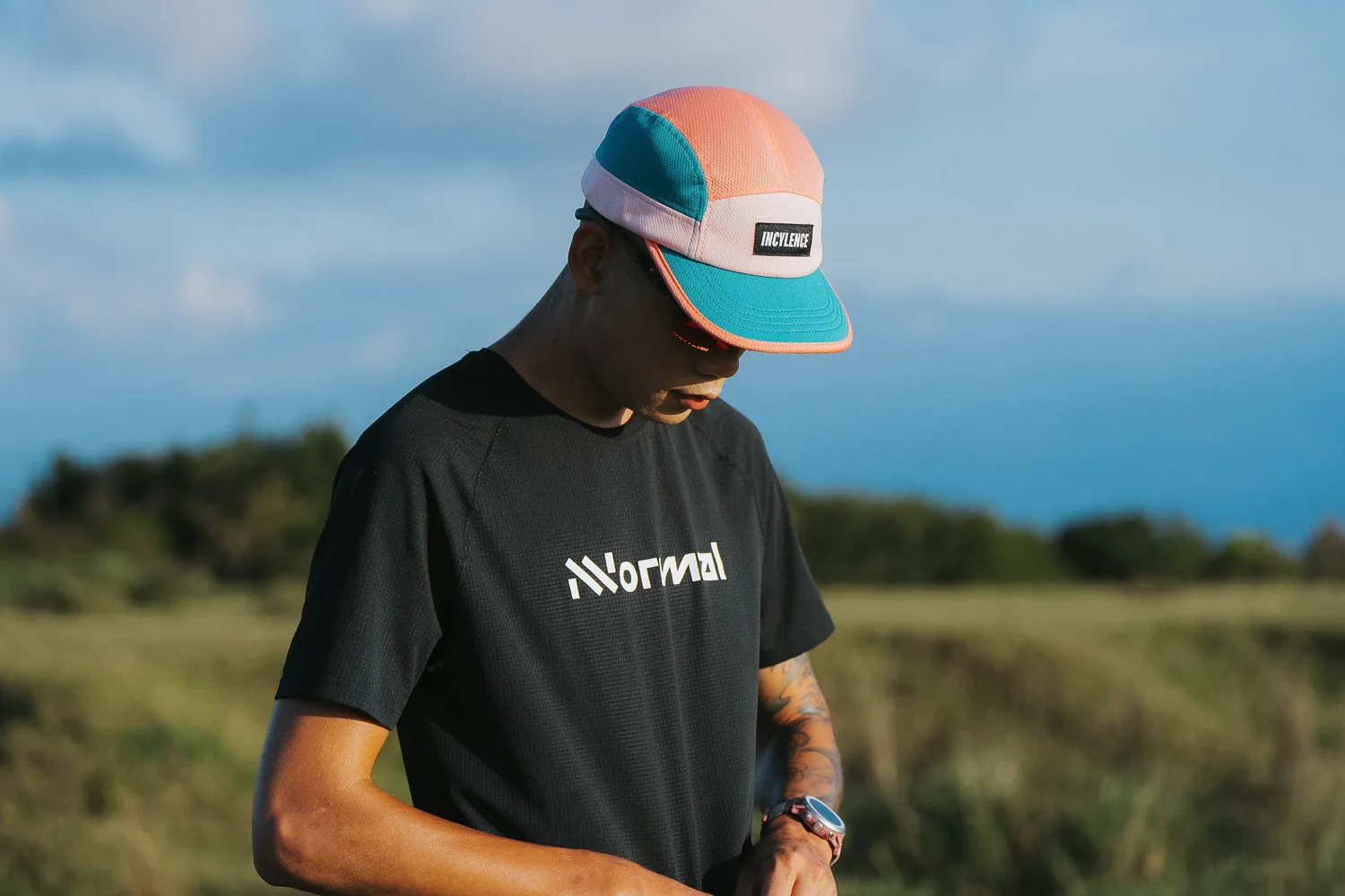 Incylence Trail Running Cap løbekasket scarlett moss åndbar
