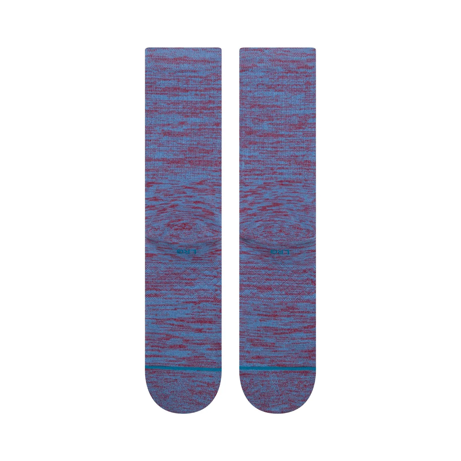 Stance Marled crew strømper capri blue bomuld