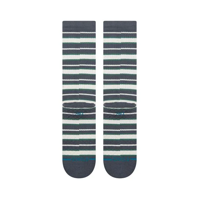 Stance Signature Stripe crewstrømper turbulence bomuld