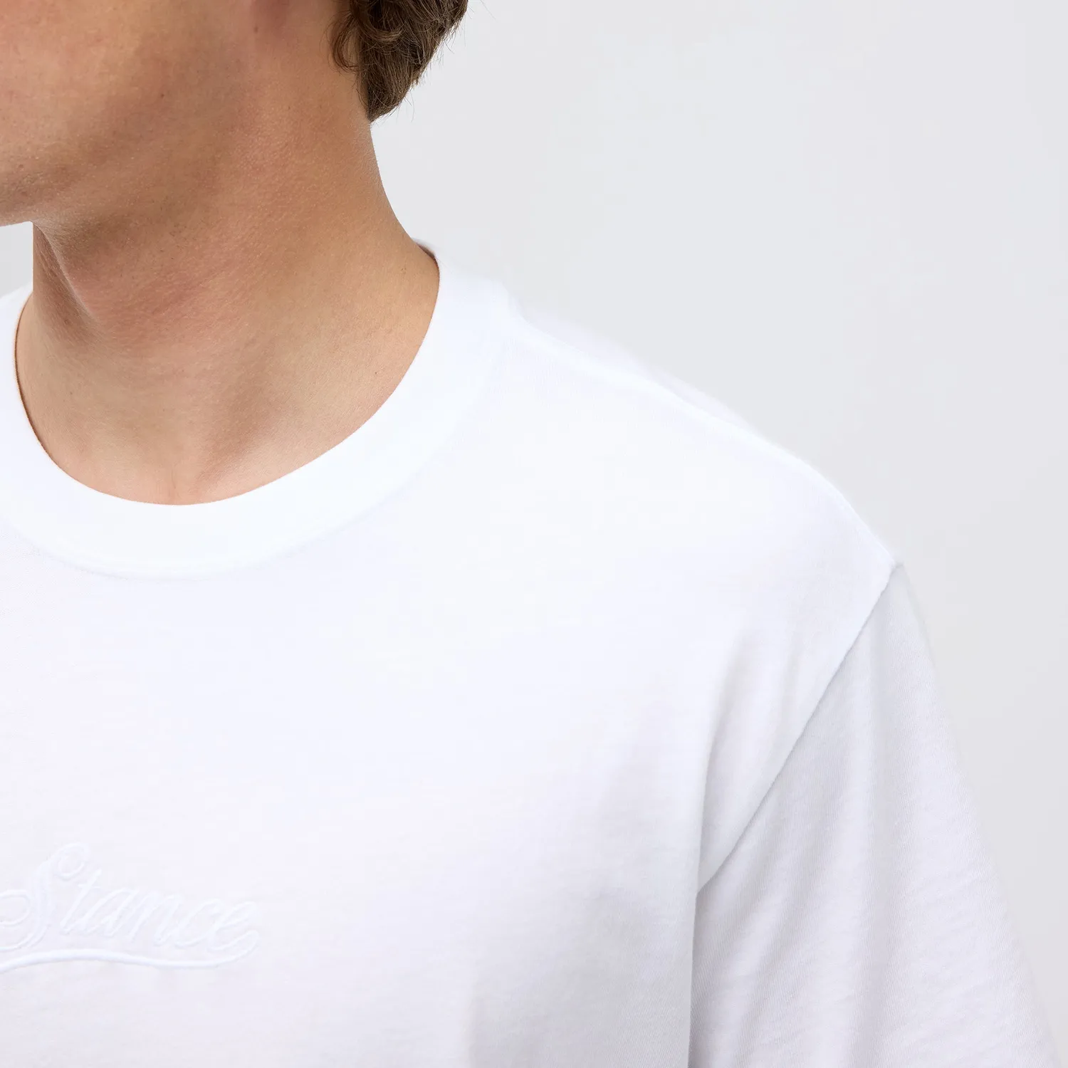 Stance Studio Organic Cotton T-shirt hvid økologisk bomuld