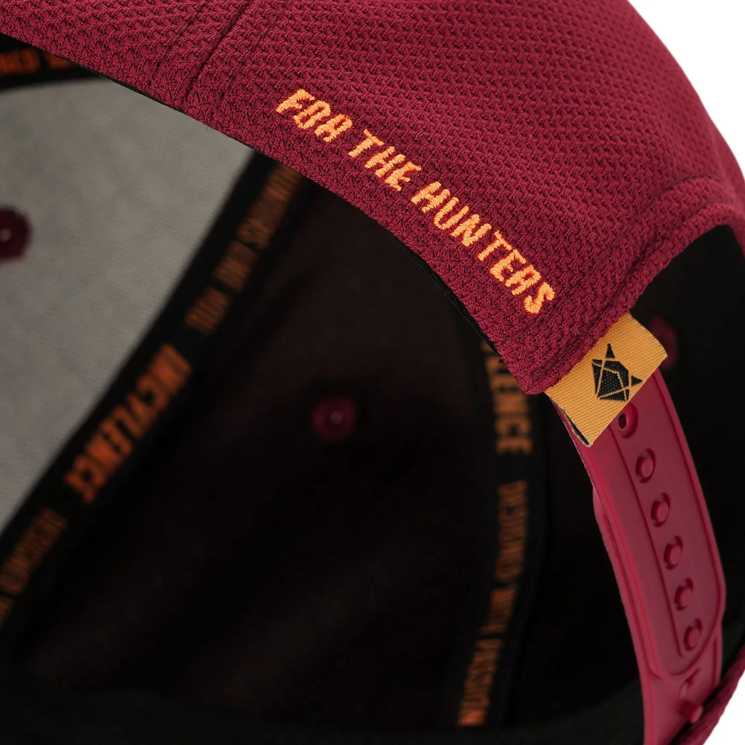 Incylence Cap Elements V2 Dark Red Orange snapback mesh