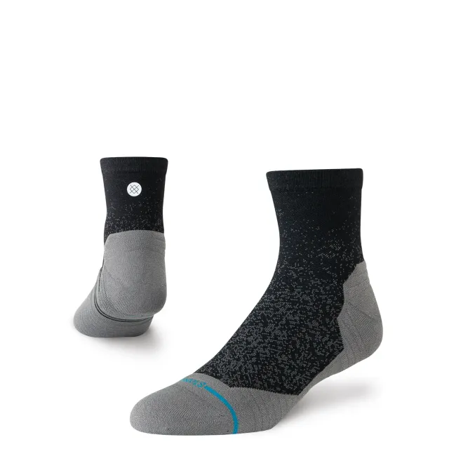 Stance Powder Split Light Quarter løbestrømper sort