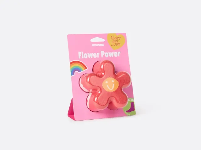 Eat My Socks Flower Power Red strømper