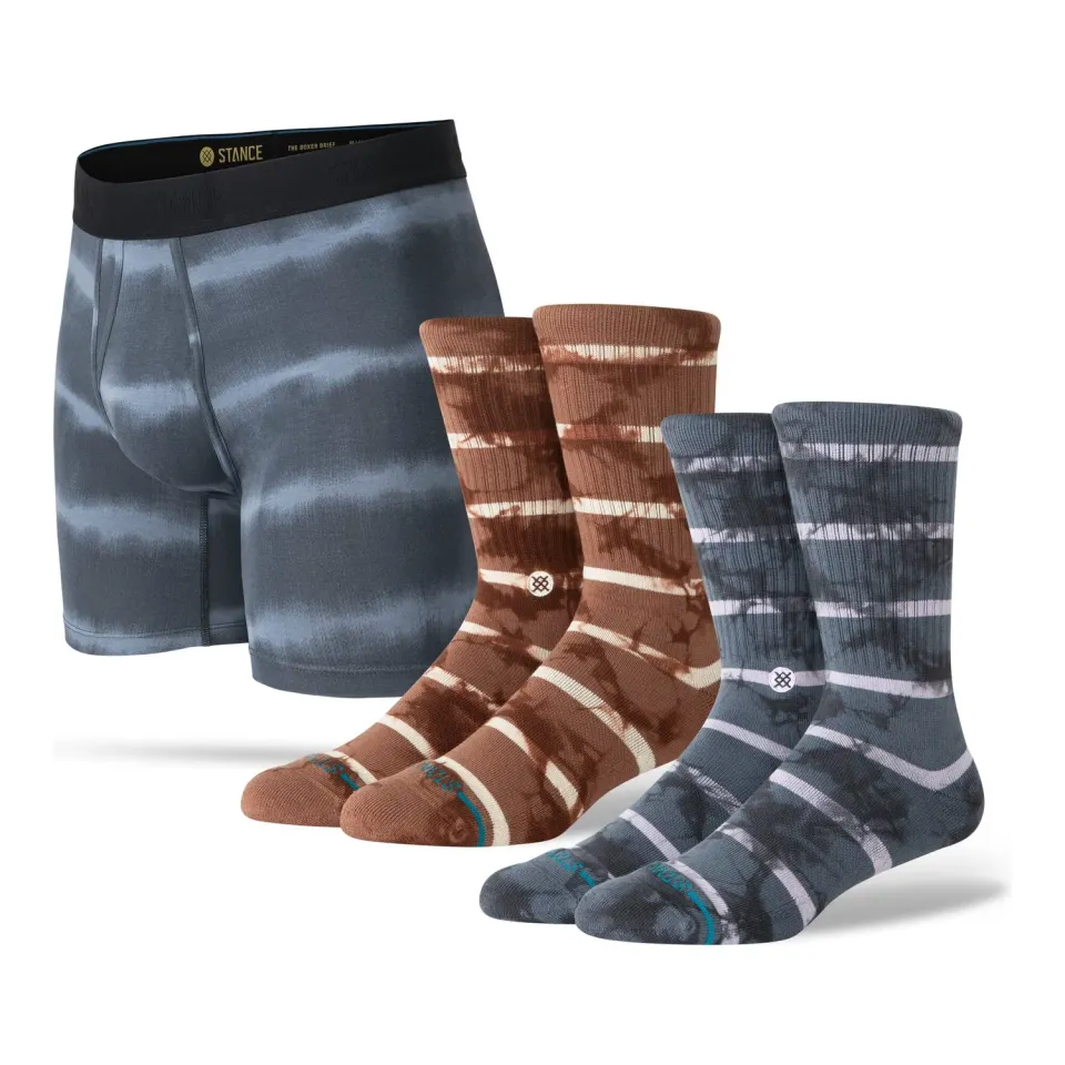 Stance Mojo boxershorts og sokker navy 3-pak blød