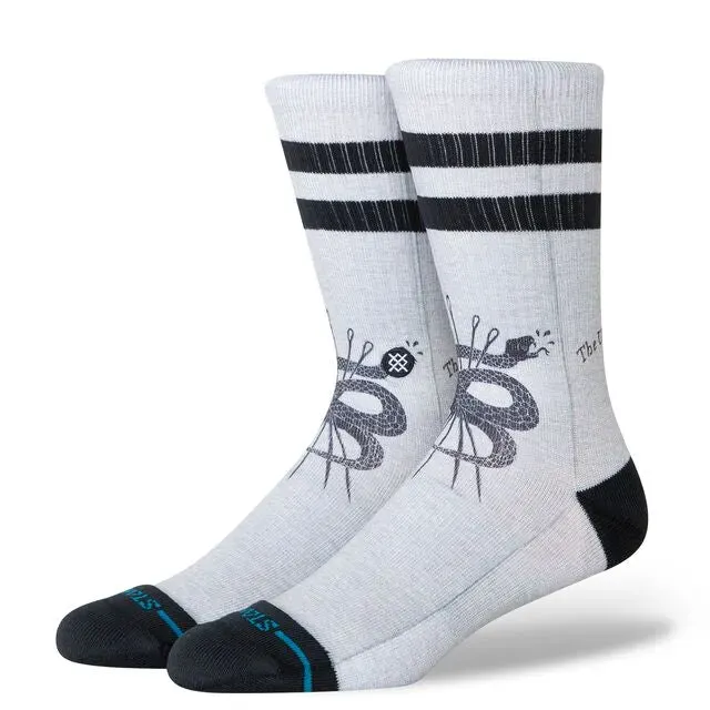 Stance Threads crew strømper sort bomuld