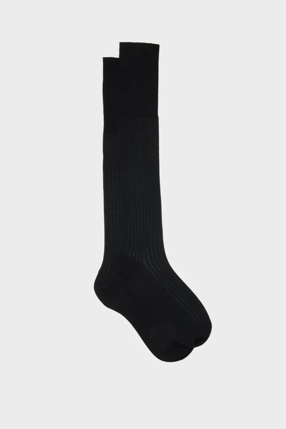 Bresciani Essentials Pietro herresokker sort uld-bomuld
