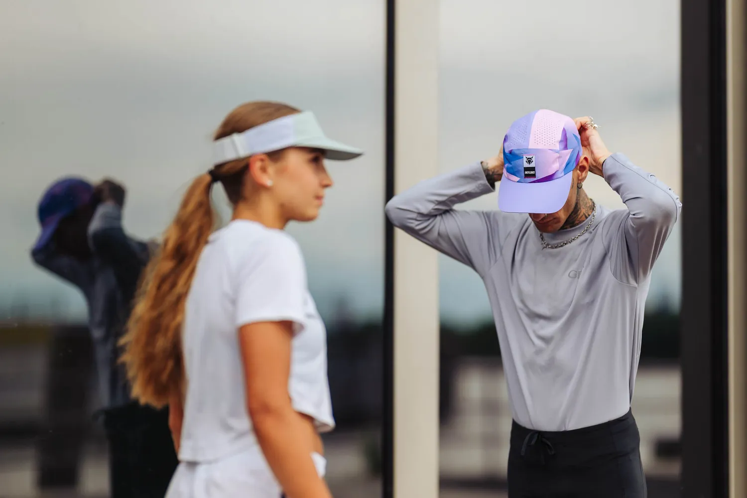 Incylence Running Cap Cosmic Flow løbekasket one size let