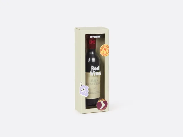 Eat My Socks Red Wine strømper rødvin 1 par bomuld