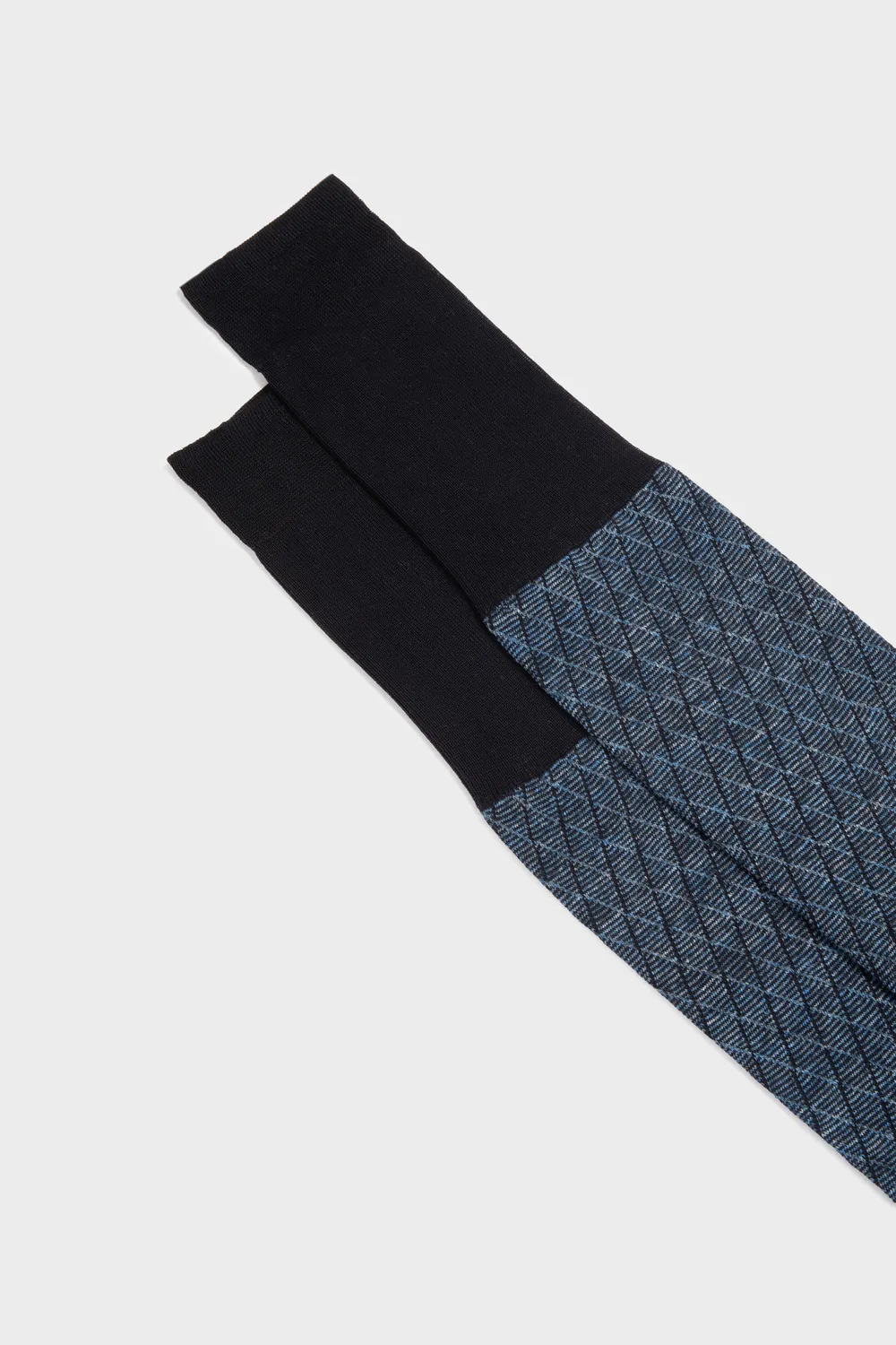 Bresciani Essentials Anteo herresokker navy 1 par bomuld hør