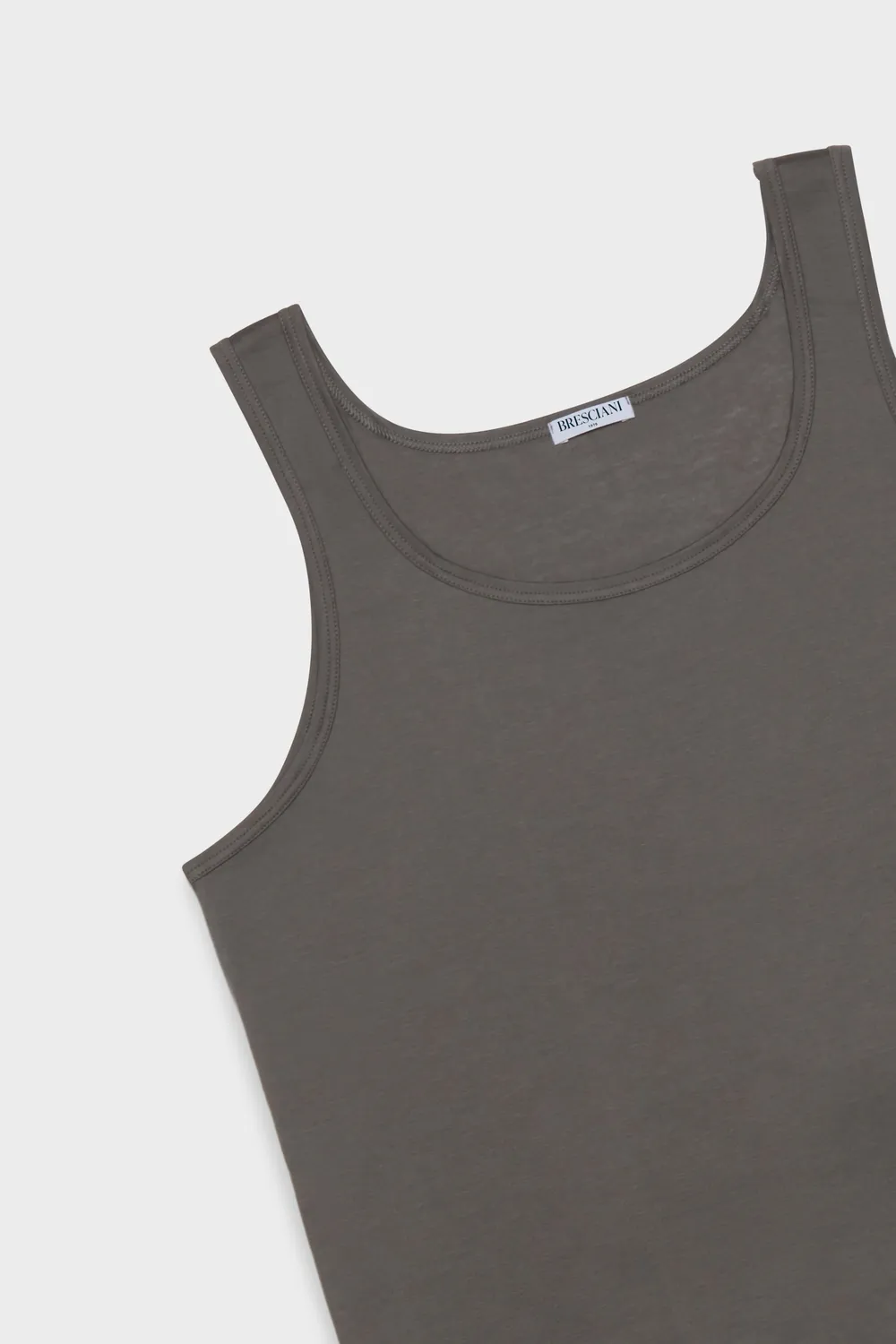 Bresciani Canotta undertrøje grey 100% bomuld