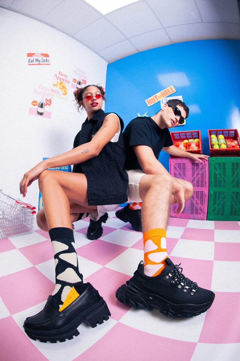 Eat My Socks Crunchy Nachos Tex-Mex sokker