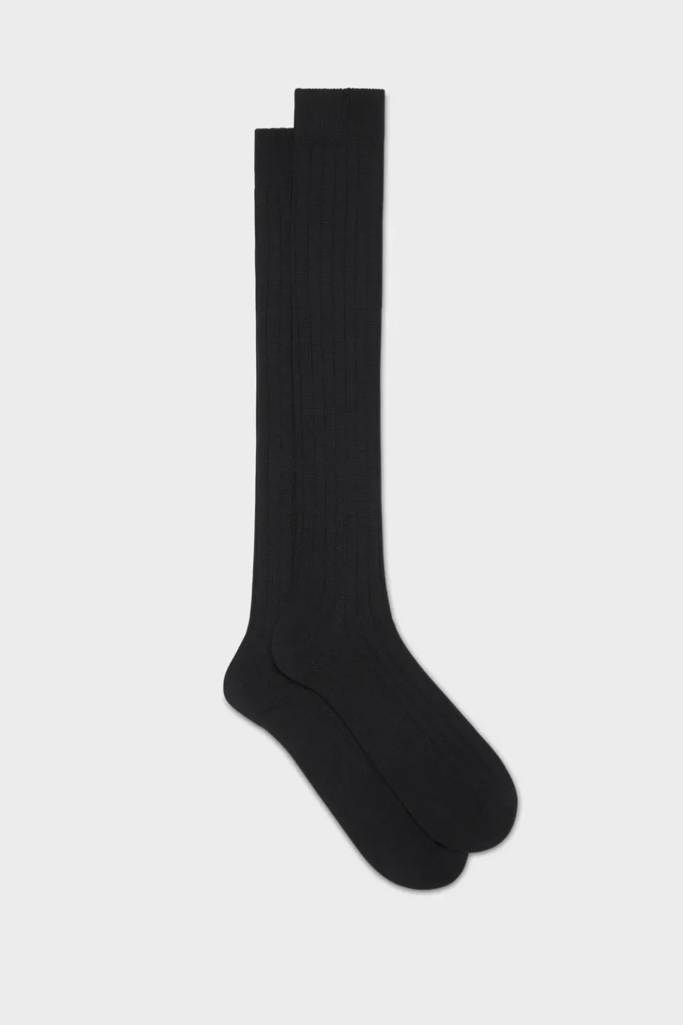 Bresciani Essentials Lupo herre uldstrømper sort merino