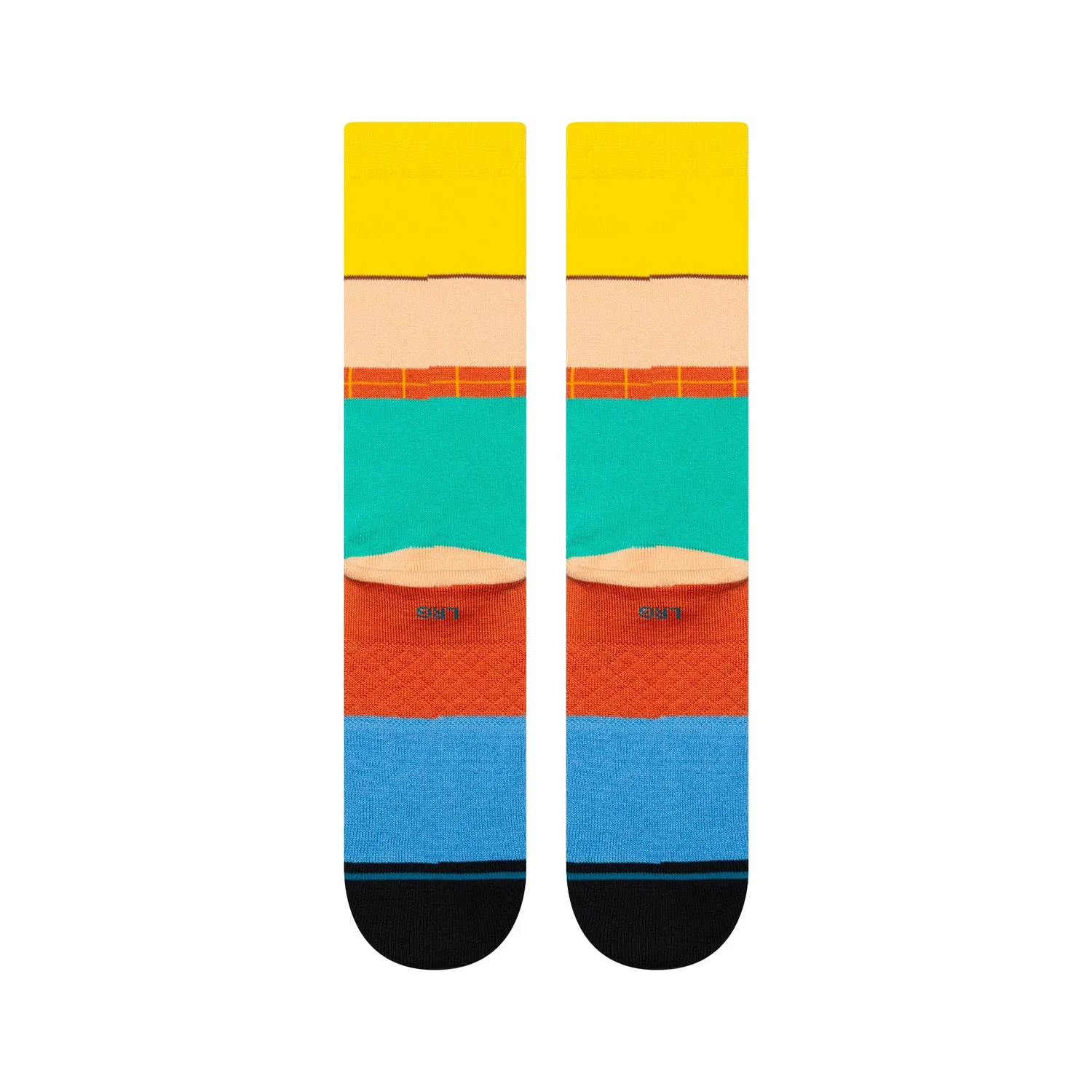 Stance Arnold crewsokker multi M motiv bomuld