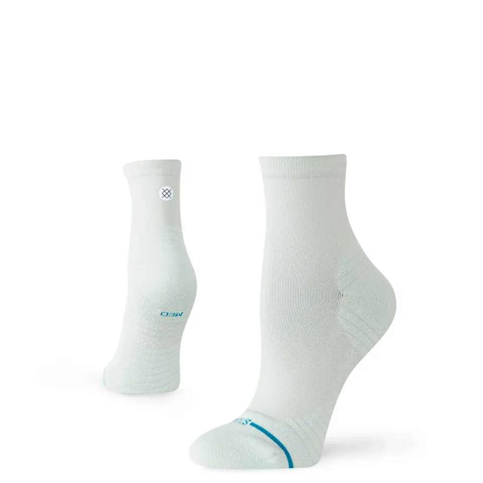 Stance Solid Light Quarter løbestrømper lyseblå 1 par åndbar