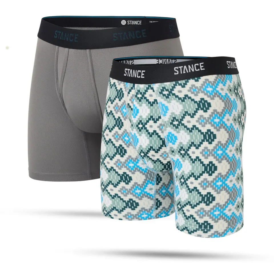 Stance BFF boxer briefs multi 2-pak polyester