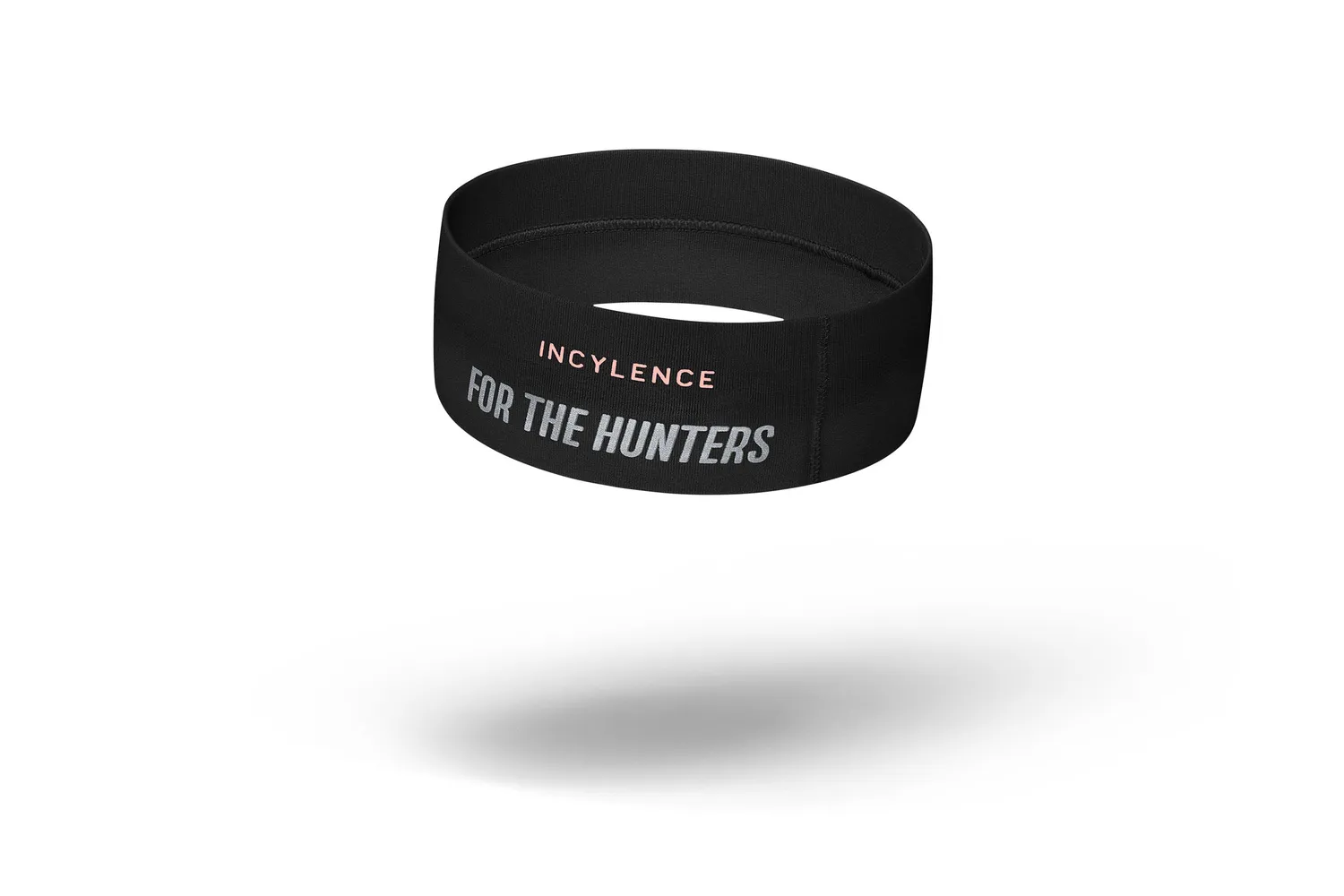 Incylence Headband V2 pandebånd narrow sort lyserød