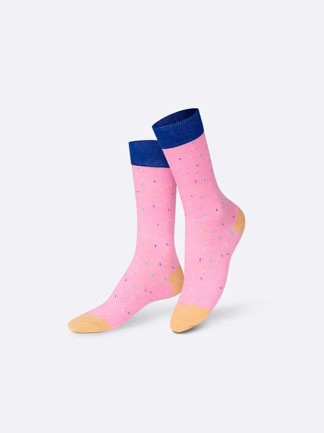 Eat My Socks Joe's Donuts sokker strawberry pink 3D