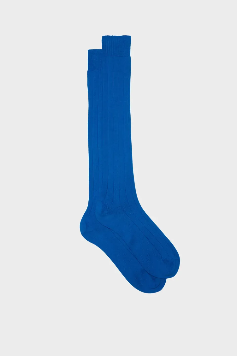 Bresciani Massimo strømper cobalt bomuld
