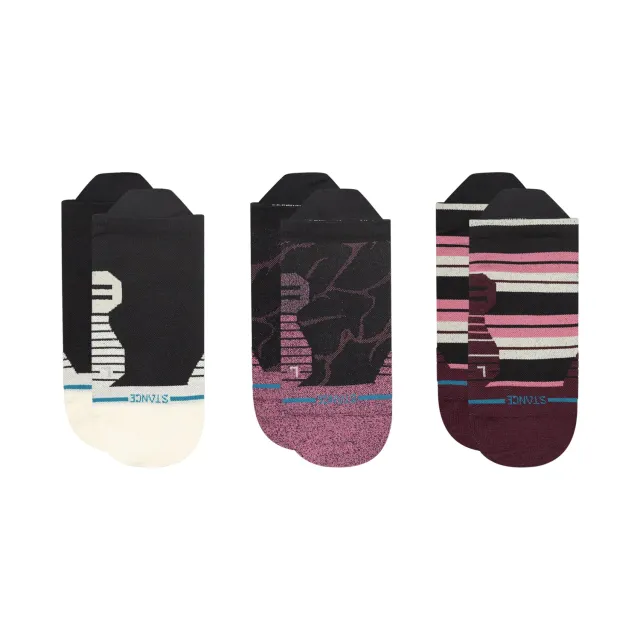 Stance Kindred ultra light tab løbestrømper sort 3-pak
