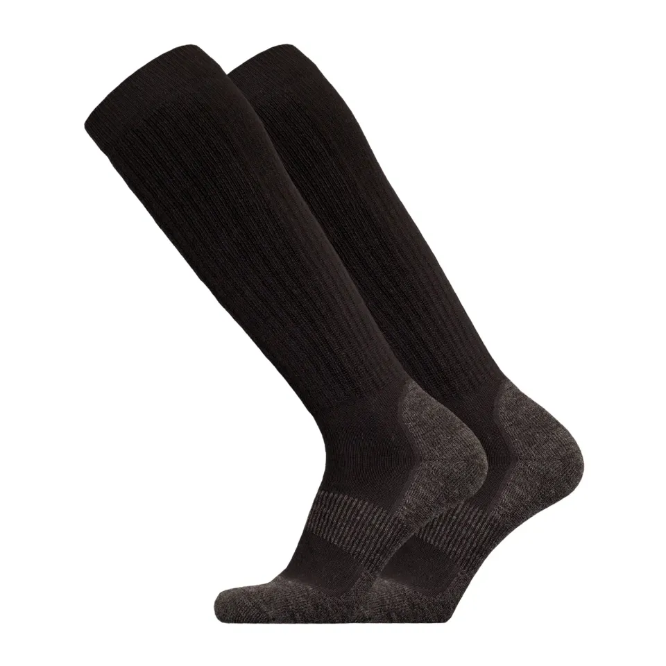 Uphillsport Operator Tactical 4-Layer Comfort H3 knee sokker sort bambus