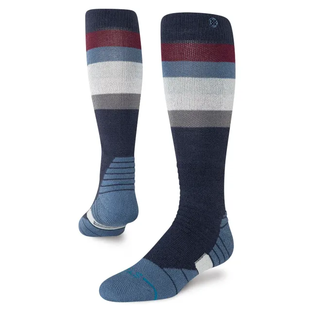 Stance Maliboo Mid Wool skisokker navy merino