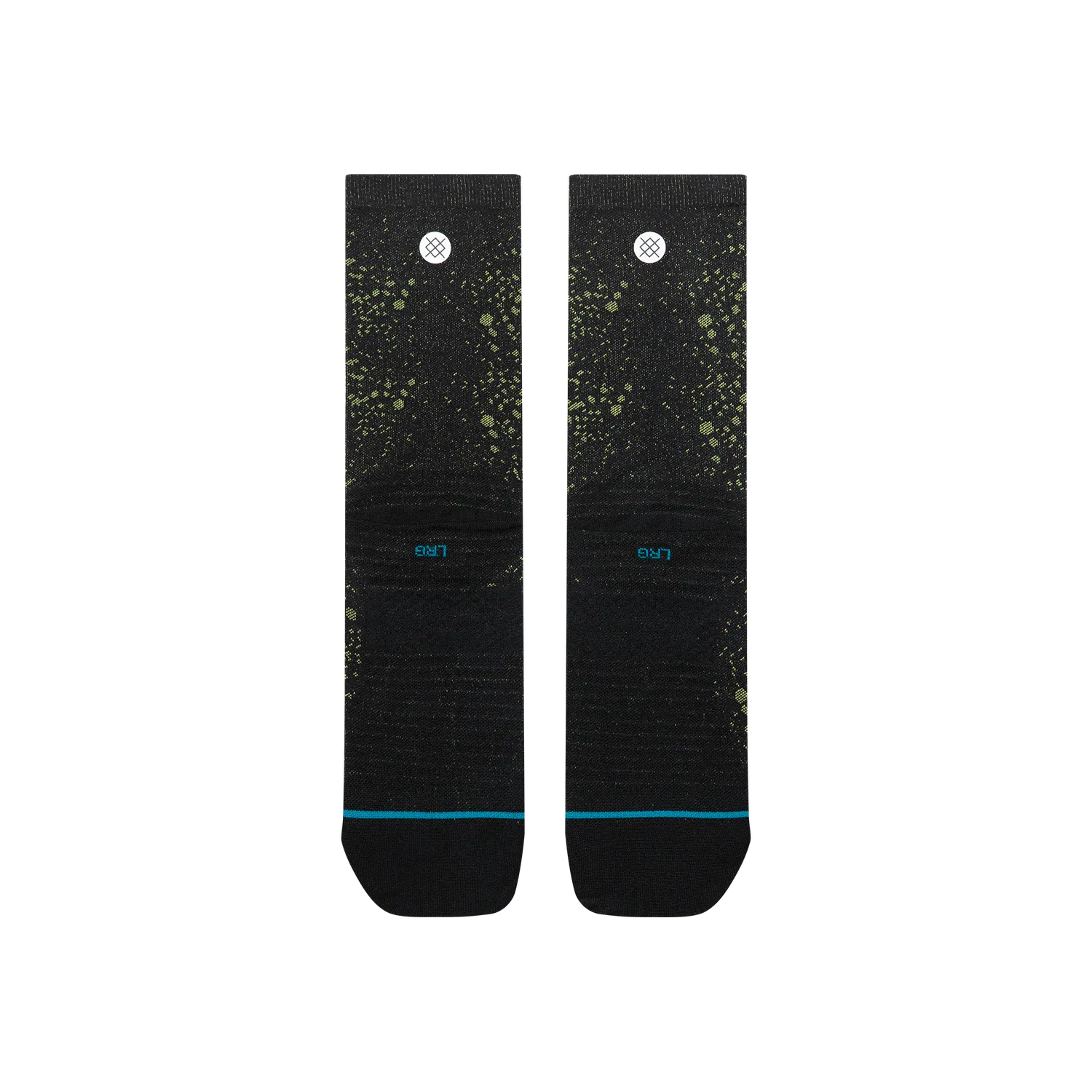 Stance Speckle Ultra Light Crew løbestrømper sort