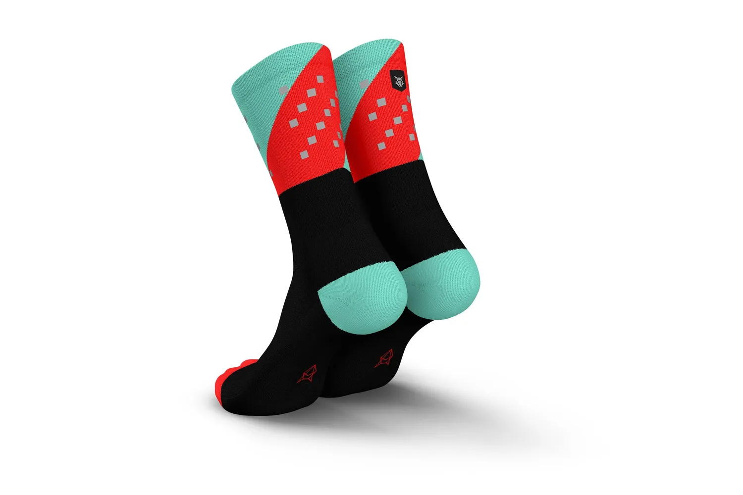 Incylence High-Viz V4 Aqua Inferno løbestrømper