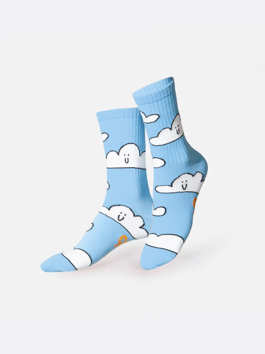 Eat My Socks Cloud Flat-Pack sokker 1 par sky