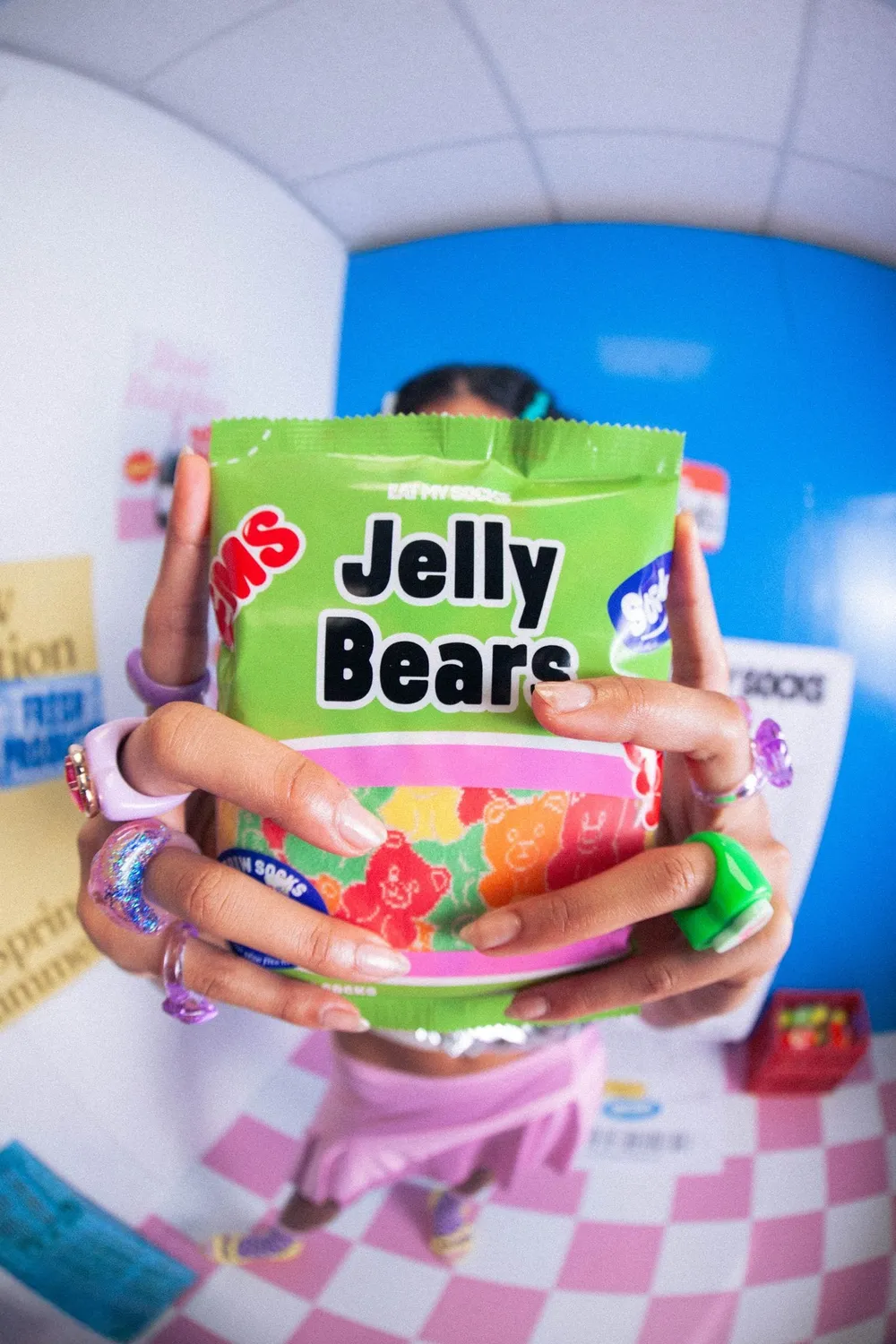 Eat My Socks Jelly Bears sokker 1 par slik
