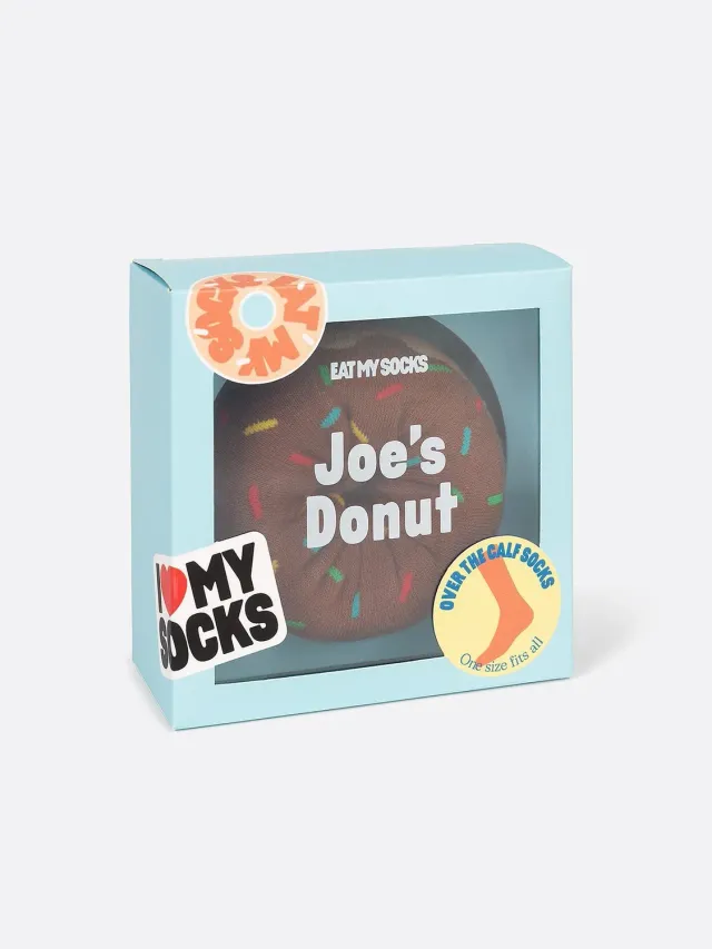 Eat My Socks Joe’s Donuts Chocolate sokker 1 par