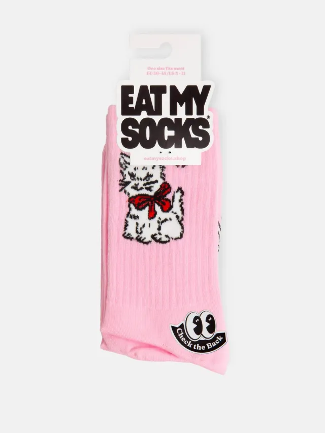 Eat My Socks Vintage Cat sokker 1 par retro