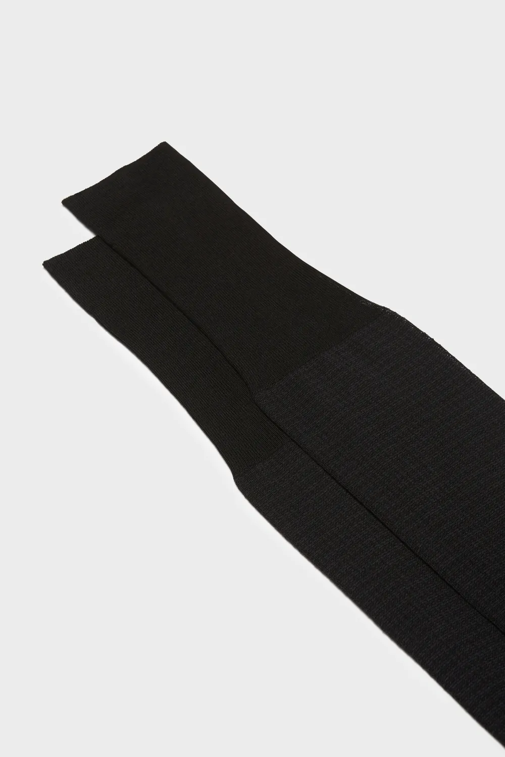 Bresciani Essentials Leo strømper sort pied-de-poule bomuld