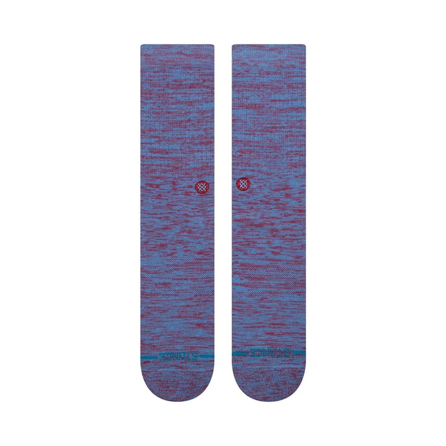 Stance Marled crew strømper capri blue bomuld