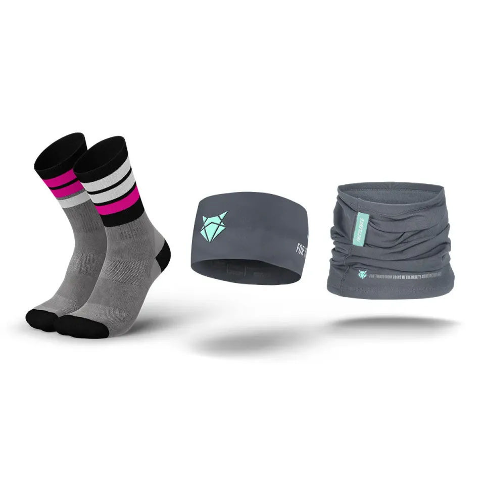Incylence Bundle Winter Essentials løbestrømper grey uld