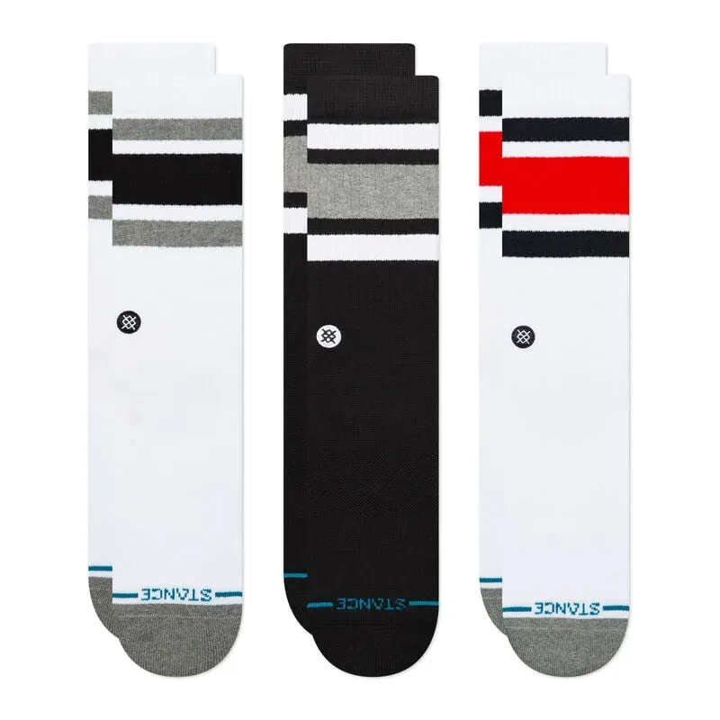 Stance Boyd Crew strømper multi 3-pak bomuld