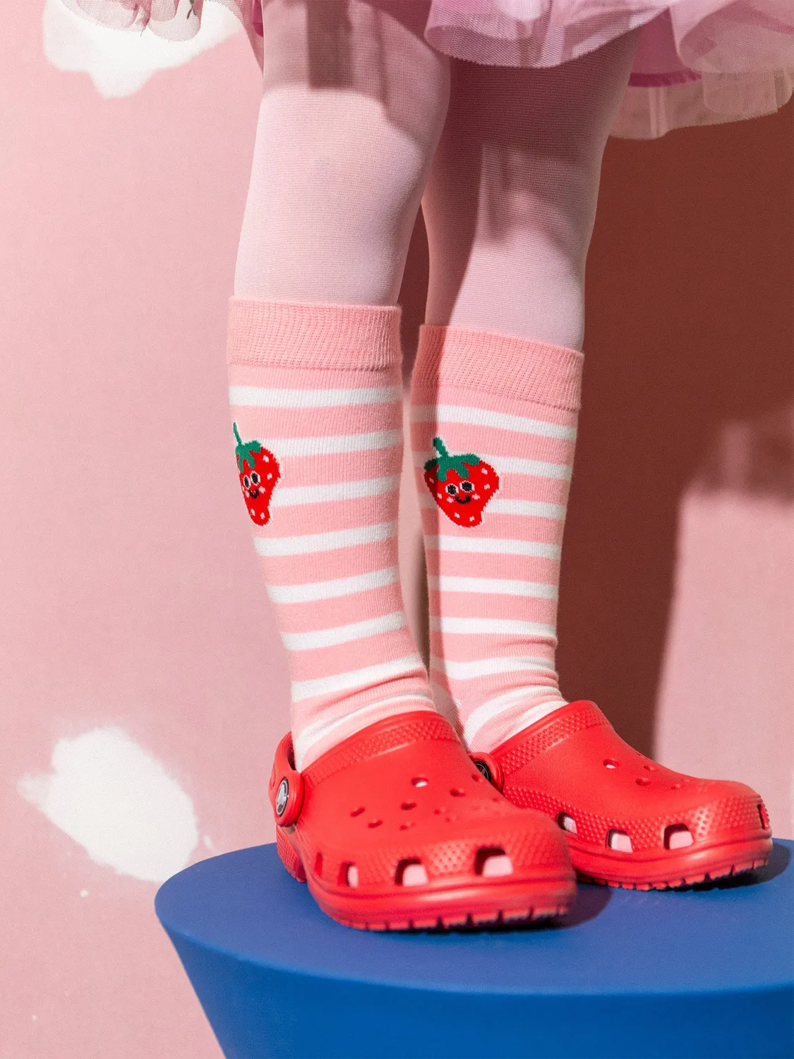 Eat My Socks Strawberry Pop børnesokker 1 par