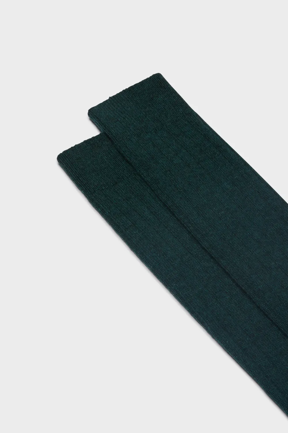Bresciani Campidoglio strømper skovgrøn cashmere