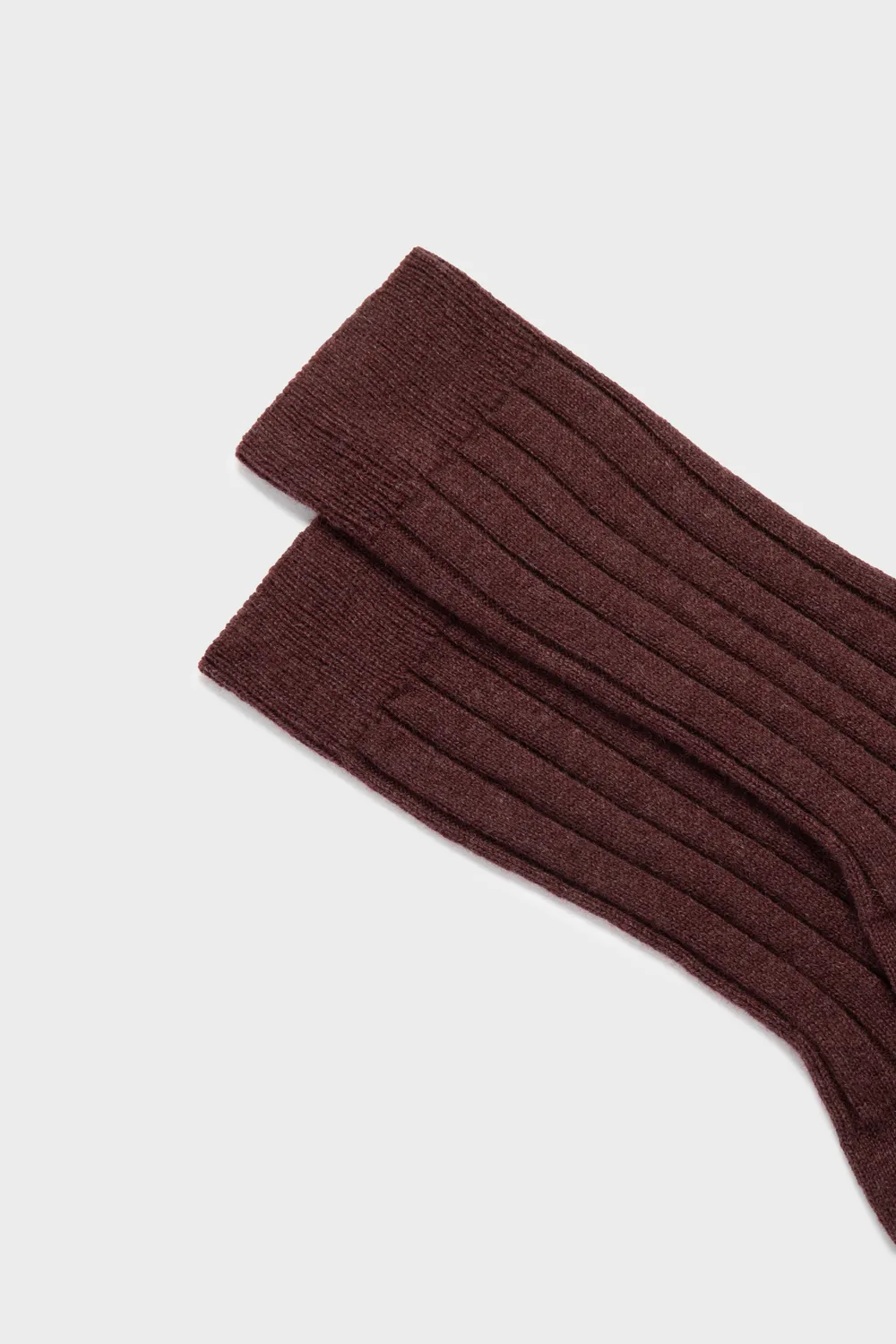 Bresciani Genny strømper bordeaux cashmere