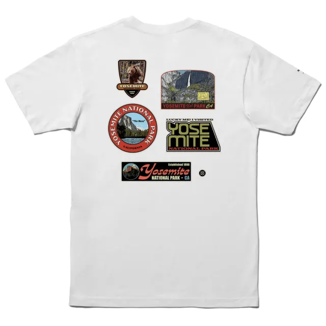 Stance National Parks Roadtrip t-shirt hvid bomuld