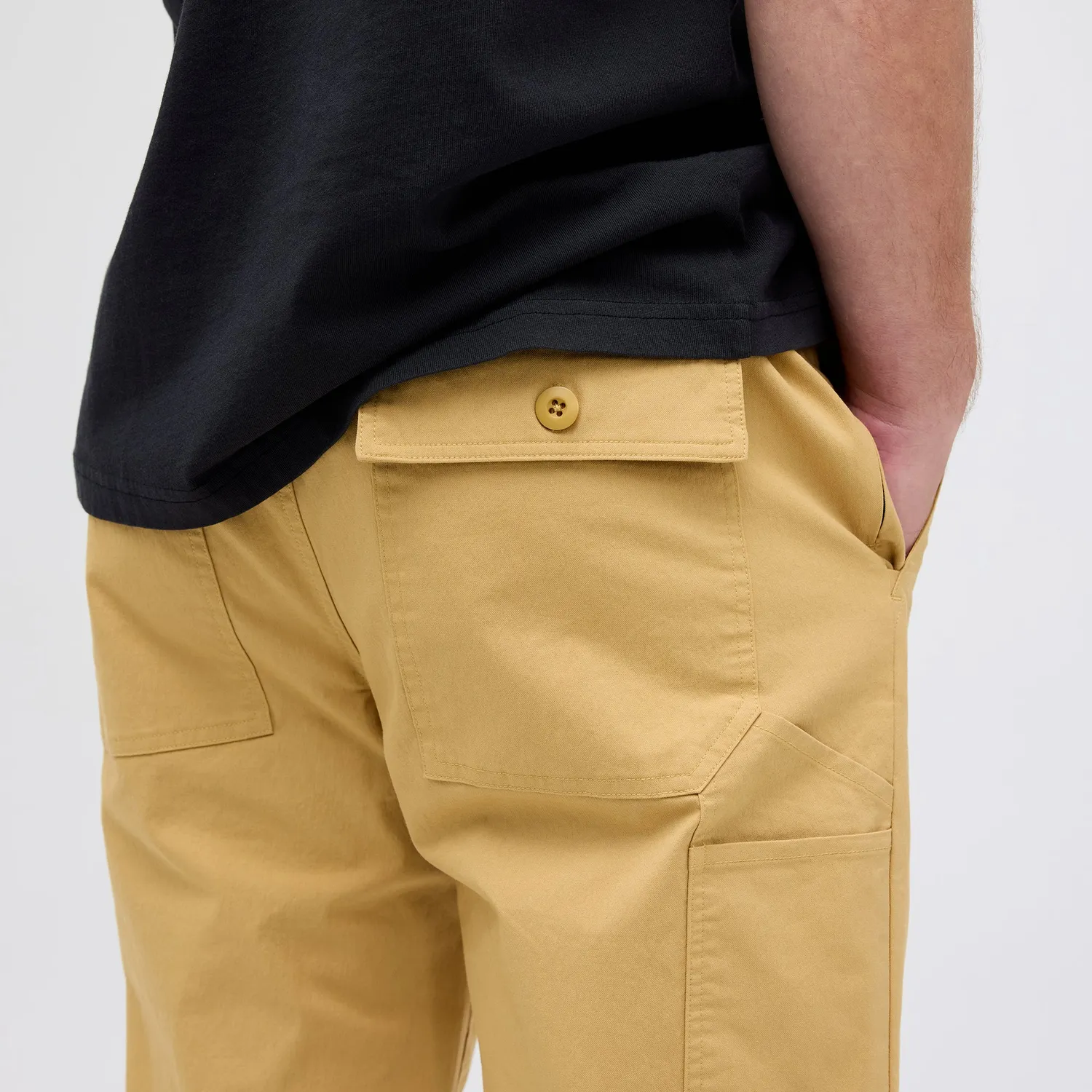 Stance Compound bukser khaki S – FreshTek regular fit